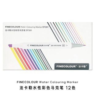 优选法卡勒12色 彩笔水性笔 双头马克笔行动学习引导培训工具催化