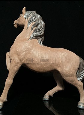 优选石湾公仔陶瓷马生肖创意家居客厅电视柜玄关摆件开业乔迁工艺