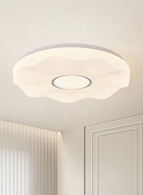 优选萨洛尼2024新款花朵吸顶灯具卧室现代简约主卧灯儿童房间奶油