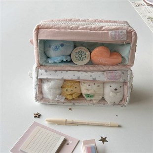 优选SodaFantasy 韩系方糖大食量痛包笔袋小众设计感大容量文具收
