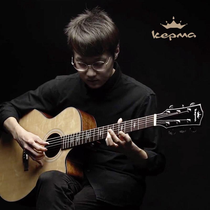 优选元子弹卡普马F0 F1-GA单板卡玛FS36民谣吉他指弹唱男女学生它