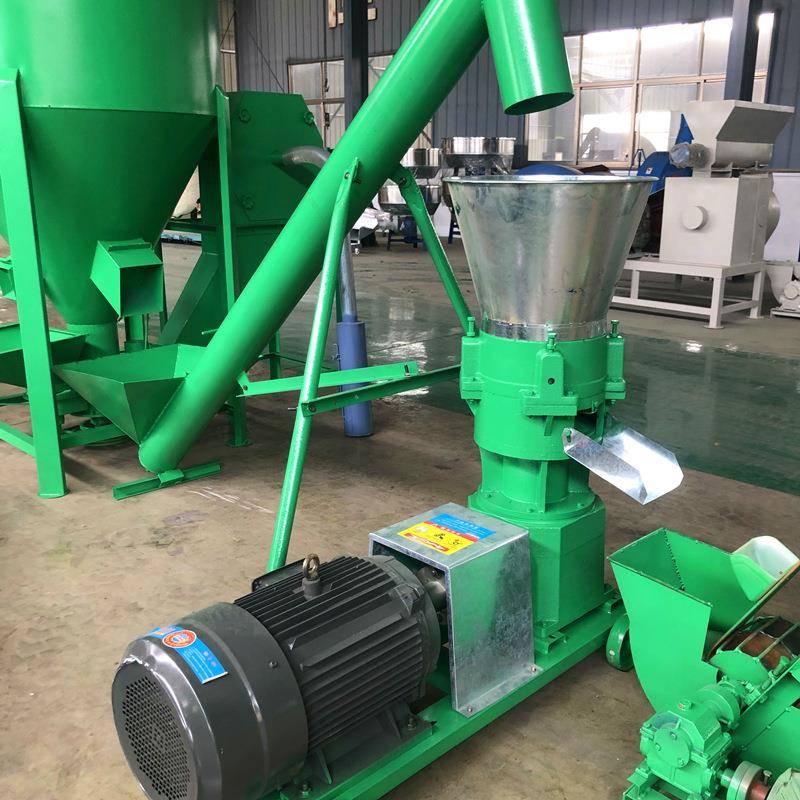青草玉米颗粒饲料机猪鸡鱼颗粒饲料机小型家禽养殖颗粒饲料机