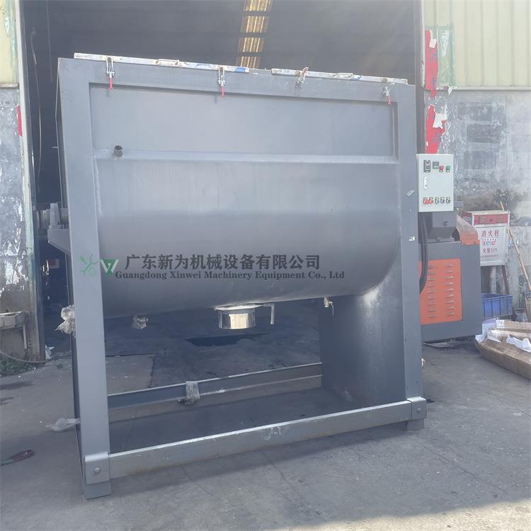 源头厂家钛白粉卧式搅拌机不锈钢双S螺带混料桶化工干粉混合机