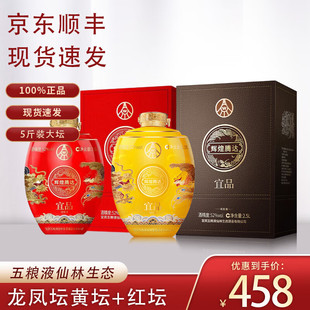 送礼 龙凤坛 52度 2.5L 龙凤双坛 宜品 2坛 辉煌腾达龙年限定红坛