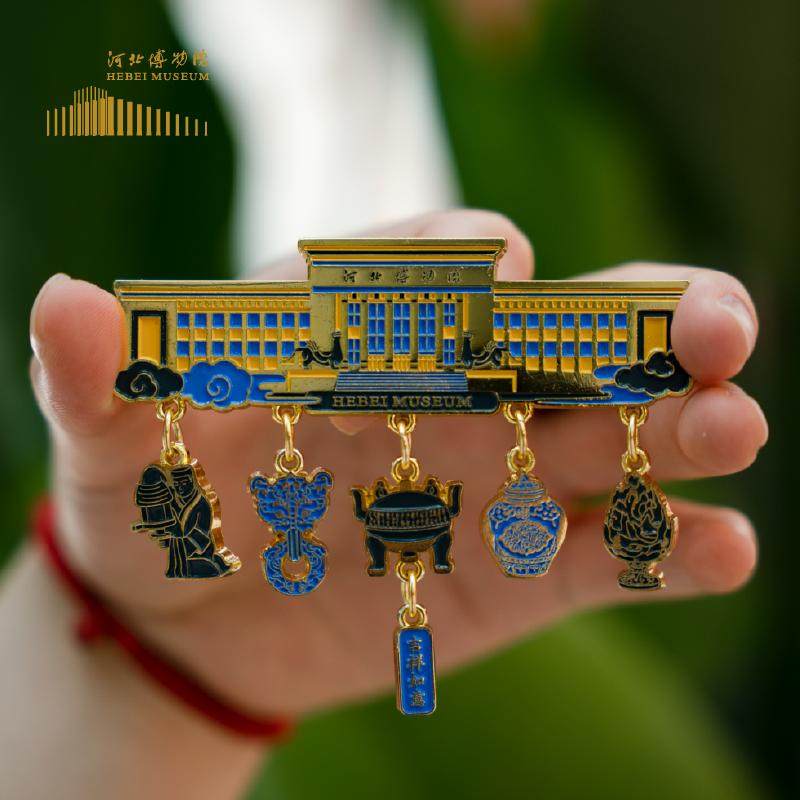 河北博物院文创好物河北博物院建筑及文物文创冰箱贴 文创磁帖