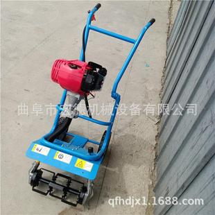 苗圃旋耕松土機 山區小型旋地機使用說明 微耕機 手推式