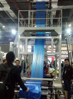 厂家供应SJ50-700C高速背心袋吹膜机高低压塑料薄膜吹膜机