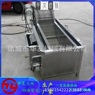 小龙虾气泡清洗机 全自动果蔬臭氧杀菌清洗设备 鼓浪喷淋洗菜设备