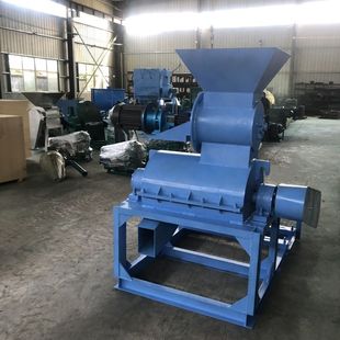 粪肥有机肥粉碎机酒糟药渣蘑菇渣打粉机自动上料腐殖土破碎机