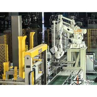 全自动阀口袋包装机25kg定量灌装秤自动上袋+检重+机器人码垛