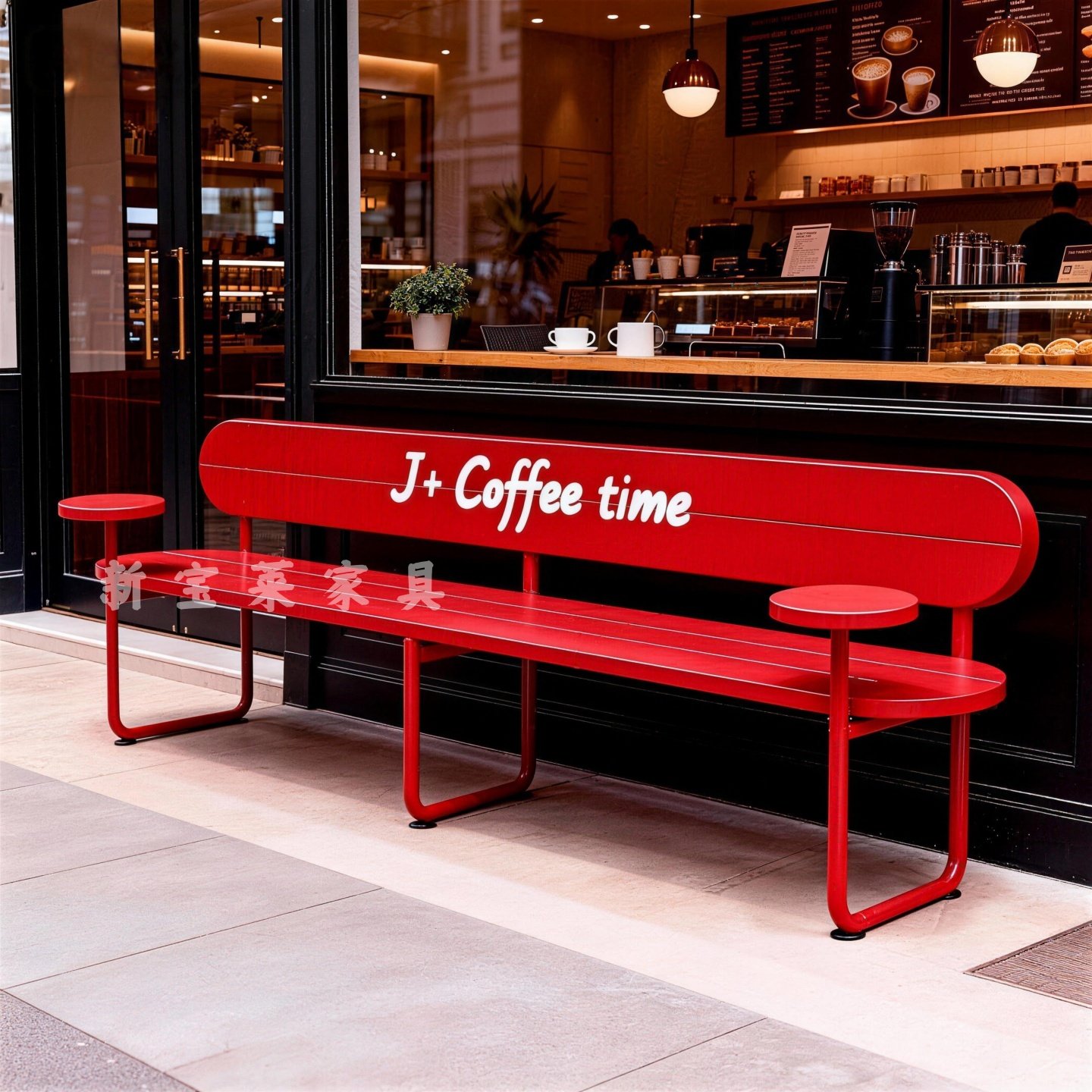 户外公园学校广场景区网红店休闲长椅子商场咖啡厅奶茶店长凳定制,住宅家具,桌椅套件,淘宝优惠券,粉丝福利购,淘宝优惠卷