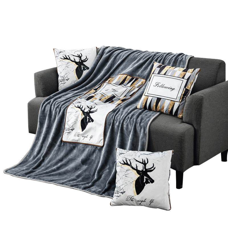 冬季保暖办公室抱枕被子两用珊瑚绒汽车靠垫午睡空调枕头毯,居家布艺,靠垫/抱枕,淘宝优惠券,粉丝福利购,淘宝优惠卷