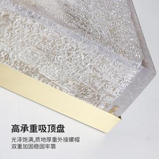 极简全铜轻奢客厅吸顶灯后现代简约大气别墅主卧室长方形灯具 意式