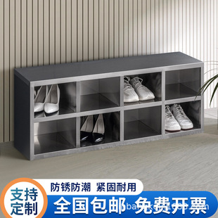 柜可坐 凳实验室换鞋 304不锈钢鞋 柜工厂无尘车间单双面员工换鞋