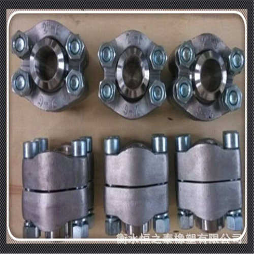 液压过度接头 SAE法兰夹 液压法兰 固定 对开法兰夹 轻型重型FLFS