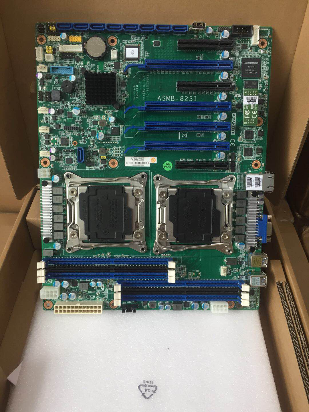 研华服务器主板ASMB-823-00A1E双路LGA 2011-R3 E5-2600 V3/V4