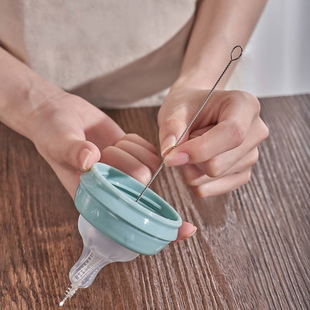 工厂直供7003超细加长壶口刷小瓶口茶壶刷吸管清洁刷2PC 吸管刷