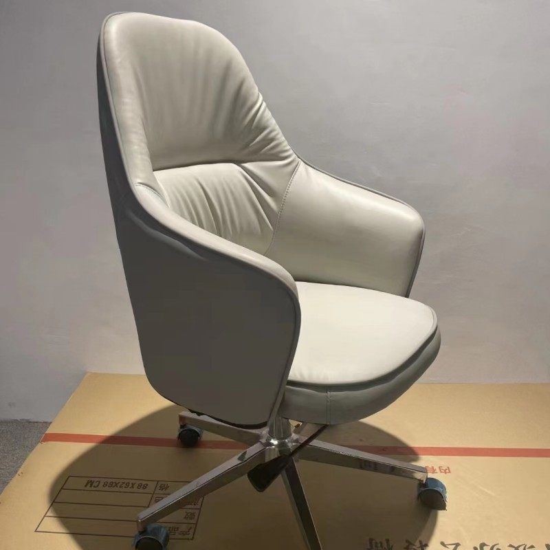 现代皮面办公电脑椅简约弓形脚会议室椅可躺主管高背工作大班椅,模玩/动漫/周边/娃圈三坑/桌游,文化/体育周边,淘宝优惠券,粉丝福利购,淘宝优惠卷