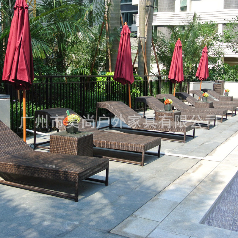 高档沙滩椅 PE藤制休闲户外躺椅 躺床厂家直销,模玩/动漫/周边/娃圈三坑/桌游,文化/体育周边,淘宝优惠券,粉丝福利购,淘宝优惠卷