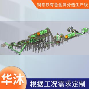 废铝铁回收生产线再生资源回收垃圾分类有色金属分选线全套生产线