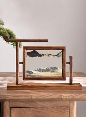 伊利简约现代沙漏流沙画饰品入口酒柜电视柜家居装饰作为乔迁礼物
