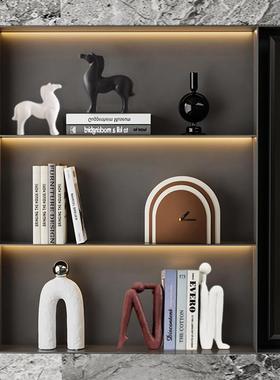 2024现代客厅电视柜子摆件高档餐边玻璃酒柜软装高级感家居装饰品