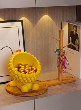 榴莲前台装饰糖果盘商务接待吧小吃储物盒饰品乔迁礼物