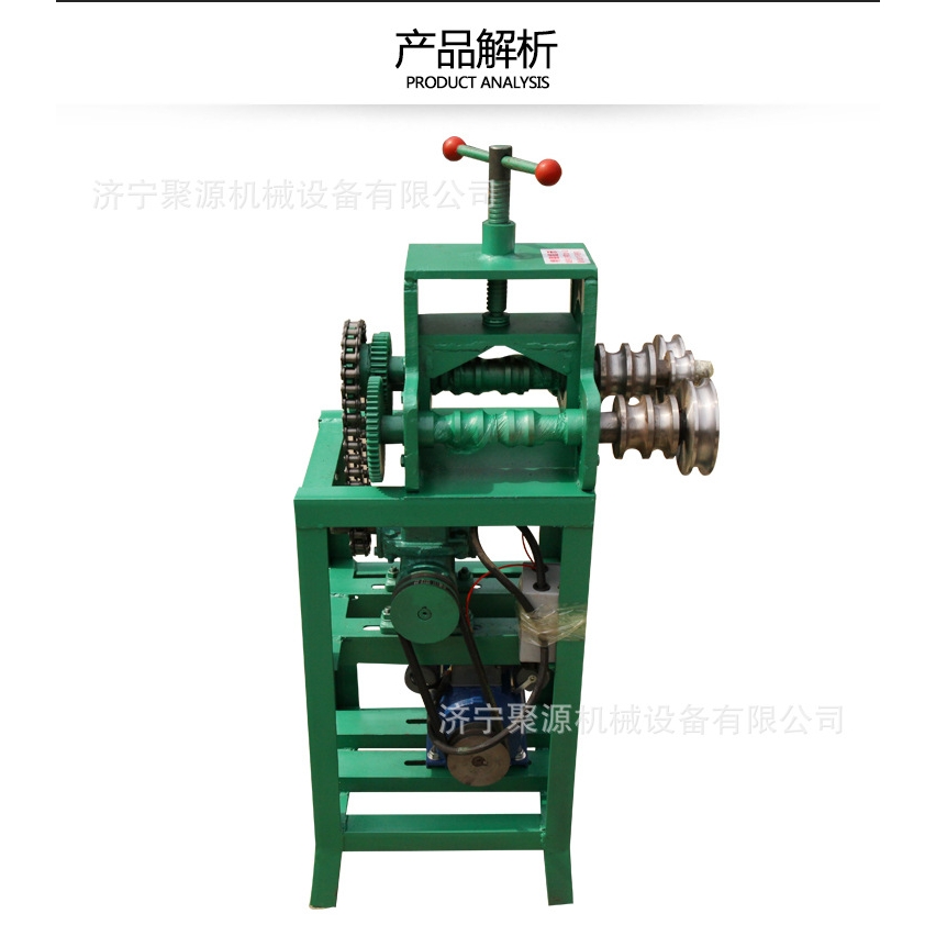 JY-50型电动立式弯管机方管圆管折弯机0-180度蔬菜大棚支架弯弧机