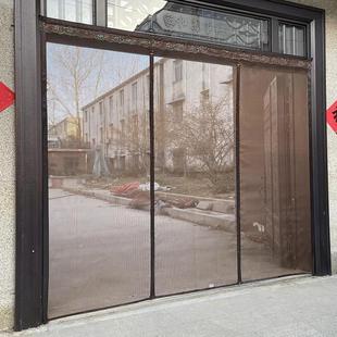全磁条门帘防蚊家用大门蚊帐卧室免打孔磁性磁吸纱门自粘贴沙窗门