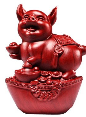 红花梨木雕十二生j肖摆件一套实木鼠牛虎兔龙蛇马羊猴鸡狗猪工艺