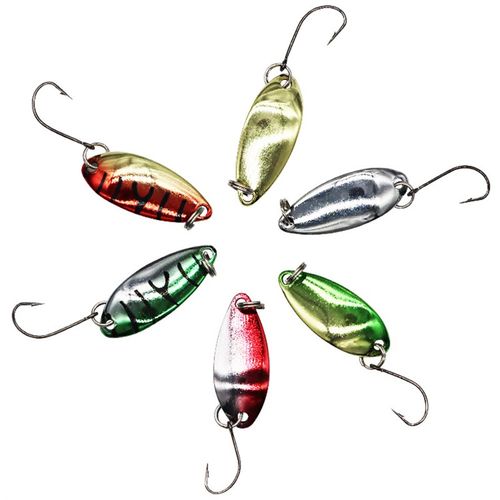 3g勺型路亚马口亮片 路亚饵马口王单钩亮N片 鱼饵硬饵假饵渔具