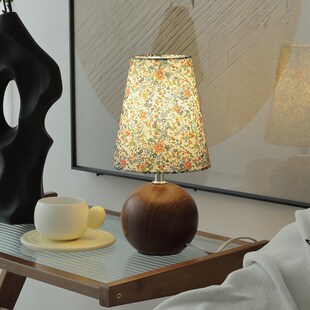 中古风灯具创意卧室床头小台灯非必要不合K作氛围装饰台灯中山灯