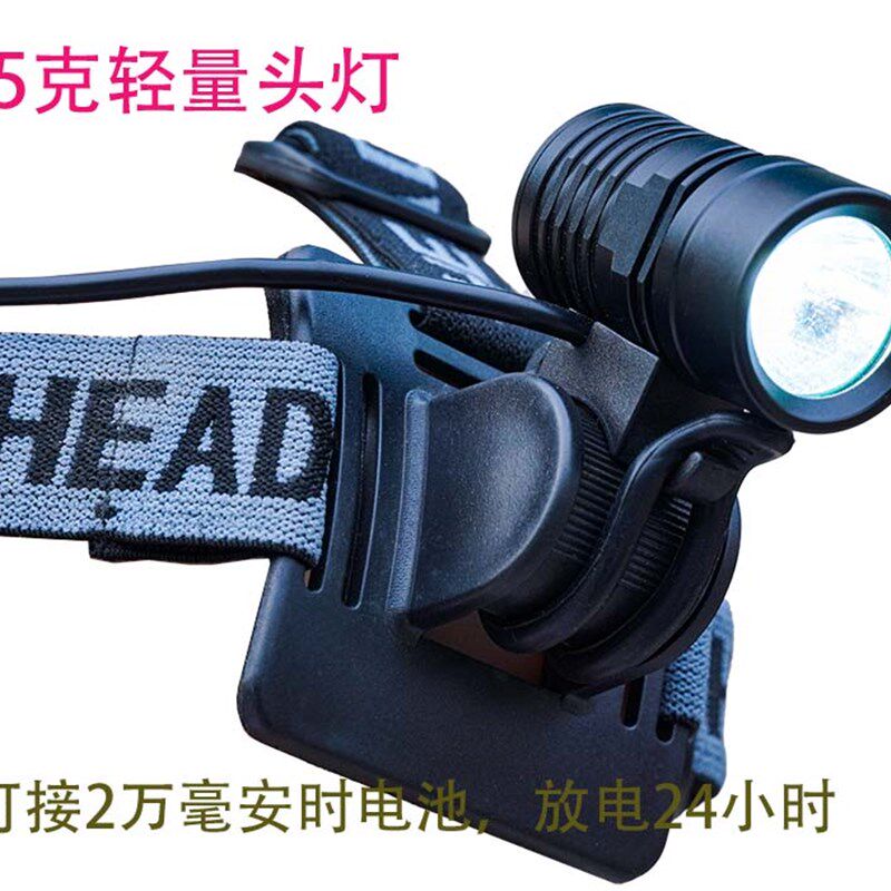 超轻头灯前灯T6LED头灯USB充电公路车自行P车头灯骑行装备配件。