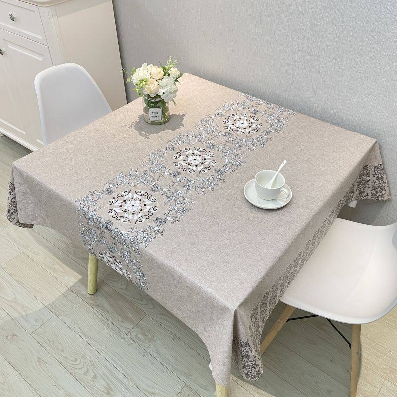 加厚不透明正方形桌布PVC防水防C油防烫餐桌布家用免洗四方茶几布,居家布艺,桌布,淘宝优惠券,粉丝福利购,淘宝优惠卷