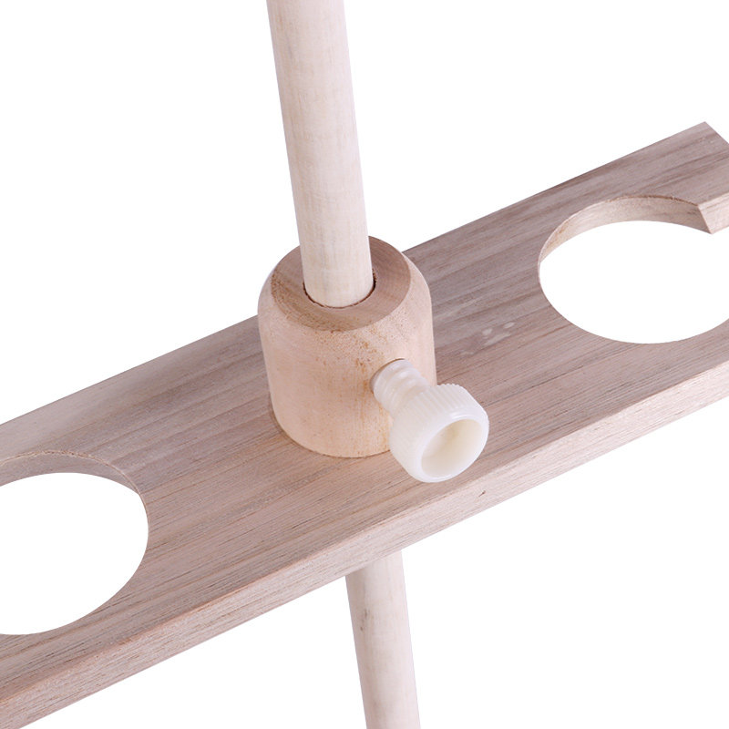 2孔4孔木分液漏斗架木制漏斗架子高度可调 60 P500ml 实验室用