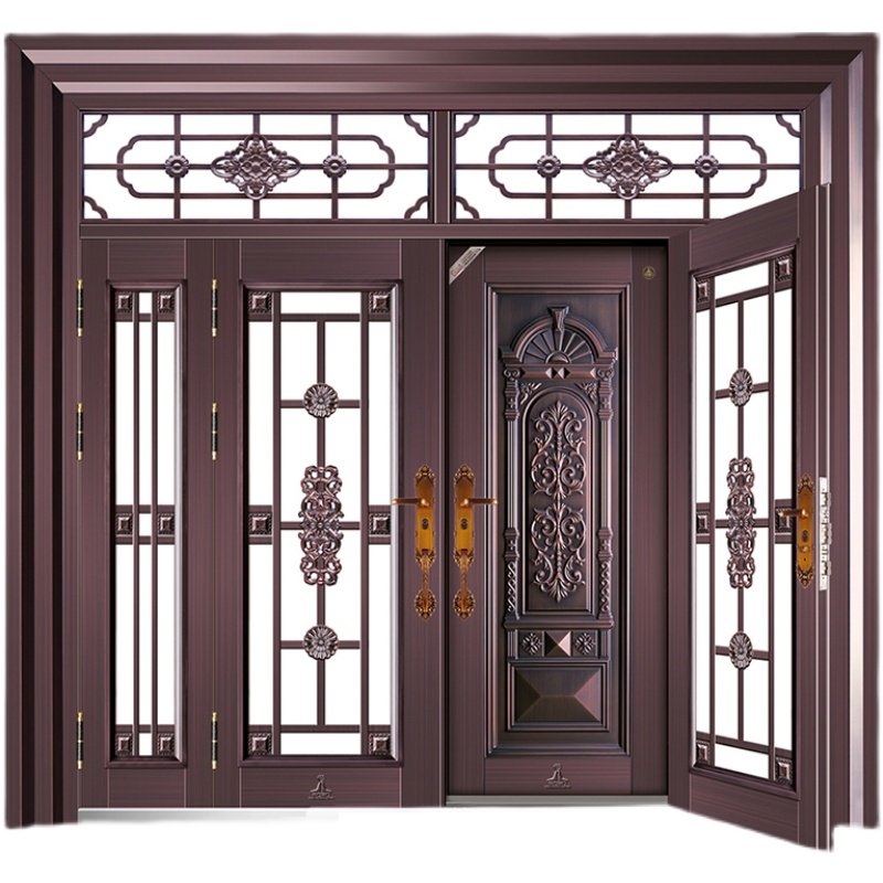 农村自建房大g门进户门定制锌合金别墅大门双开门乡村入户门玻璃,全屋定制,进户门,淘宝优惠券,粉丝福利购,淘宝优惠卷