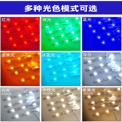 LED漫反射灯条j灯箱灯带24V软膜天花广告拉布卷帘超薄灯箱模组光