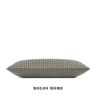 柏洛斯Hand woven轻奢系列样板房酒店客厅沙发高级感X靠背腰枕抱