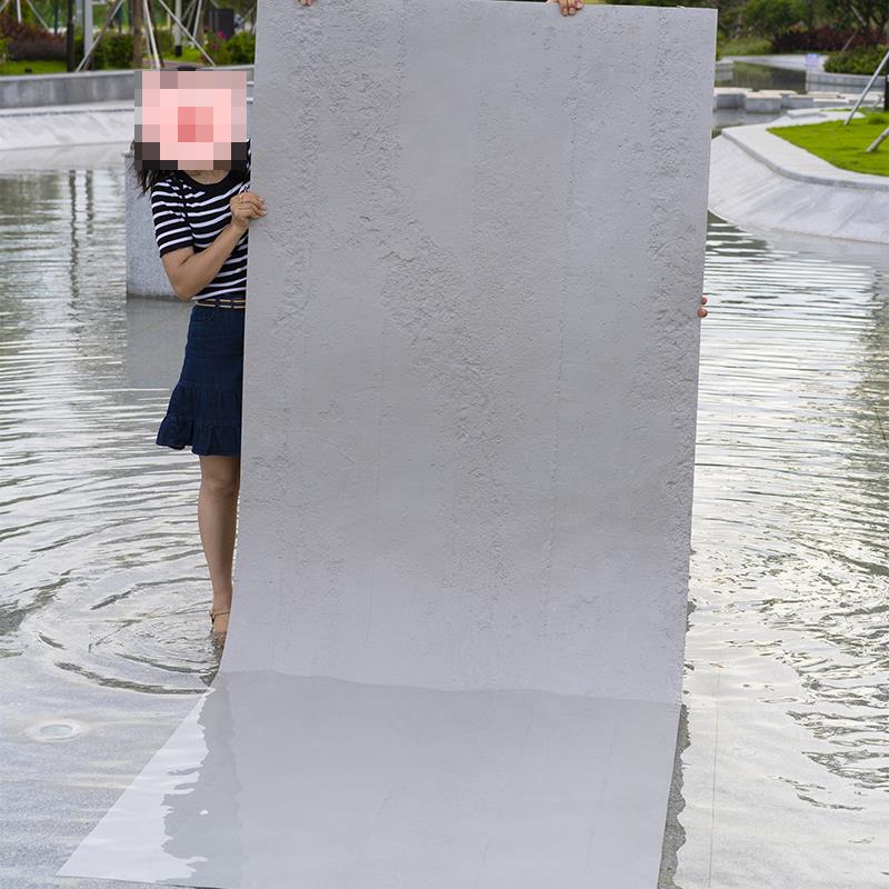 网红柔性石材轻质墙板软石软瓷室内外门头装饰材料水泥浇筑板大板