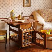 「卡米尔 随行桌」故我今我小茶车折叠收纳推车咖啡桌餐桌可移动