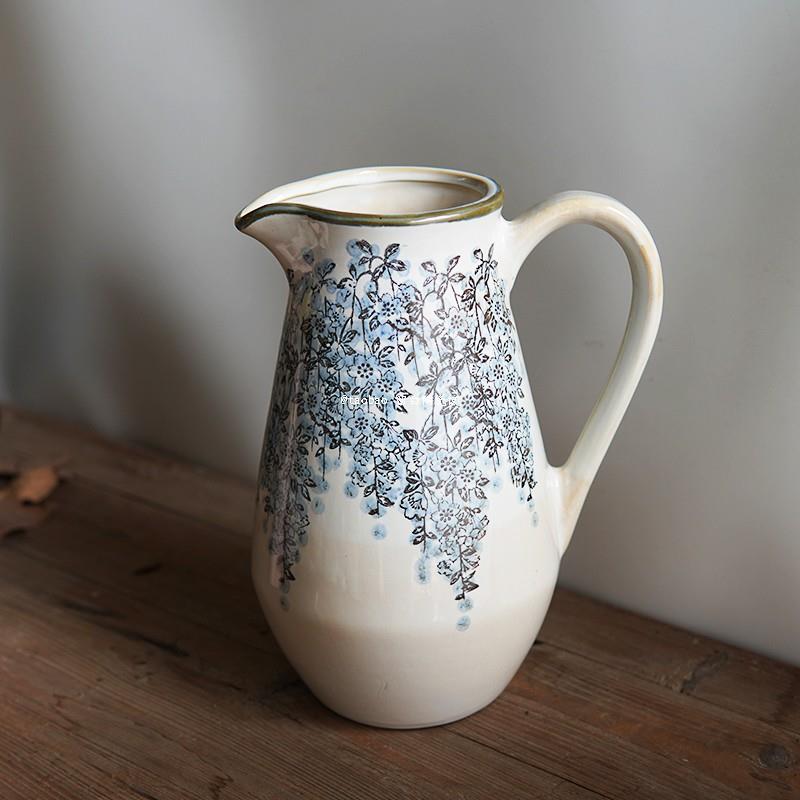 留白 错版出口单 中式复古美学 繁星款陶瓷水培花瓶 桌面插花瓶