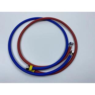 高压软管漏水检测专用软管4分软连接四通阀测漏水试压表打压表