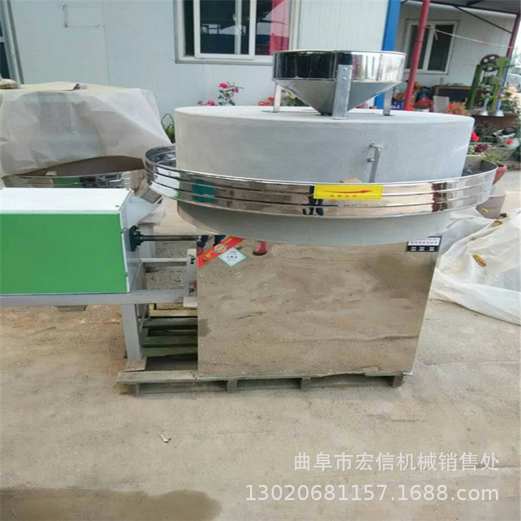 小石磨盘家用芝麻酱机 电动石磨豆浆肠粉米浆机 五谷杂粮磨面机