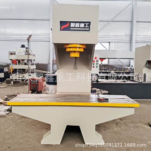 直销100吨圆钢校直单臂液压机 200吨校正压装单臂液压机按需定做