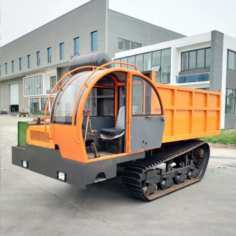 农村运输爬山车 8吨后桥断气刹履带车 履带式山地运输车 钢履带