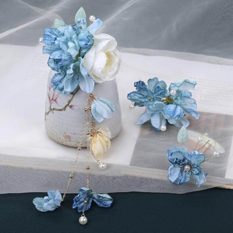 傣族头饰头花发饰儿童舞蹈表演配饰花朵影楼拍照民族风泰国仿真花,模玩/动漫/周边/娃圈三坑/桌游,古风/国风配饰,淘宝优惠券,粉丝福利购,淘宝优惠卷