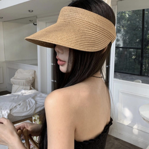 新款遮阳帽子女夏季空顶帽防晒防