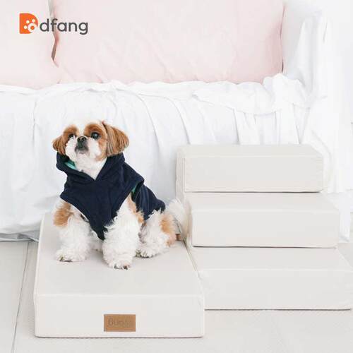 dfang狗楼梯台阶狗狗梯子上床爬梯小型犬床边折叠沙发宠物猫爬梯