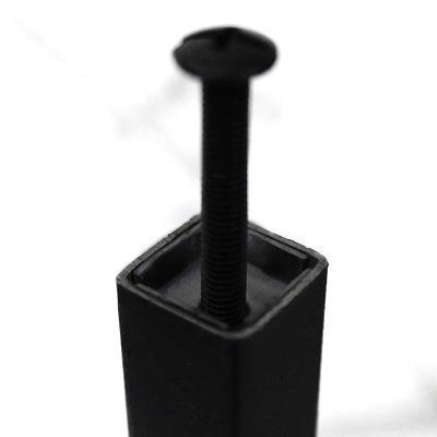 货架40方管连接件配件不锈钢插接内牙管内免焊接堵头扣件方管配件