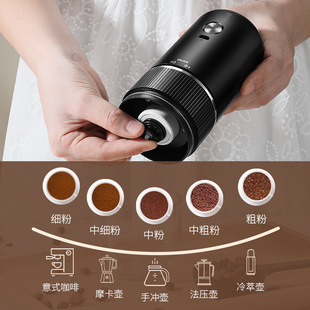 磨粉机电动咖啡研磨器家用手摇磨豆机 手磨咖啡机商用手冲意式